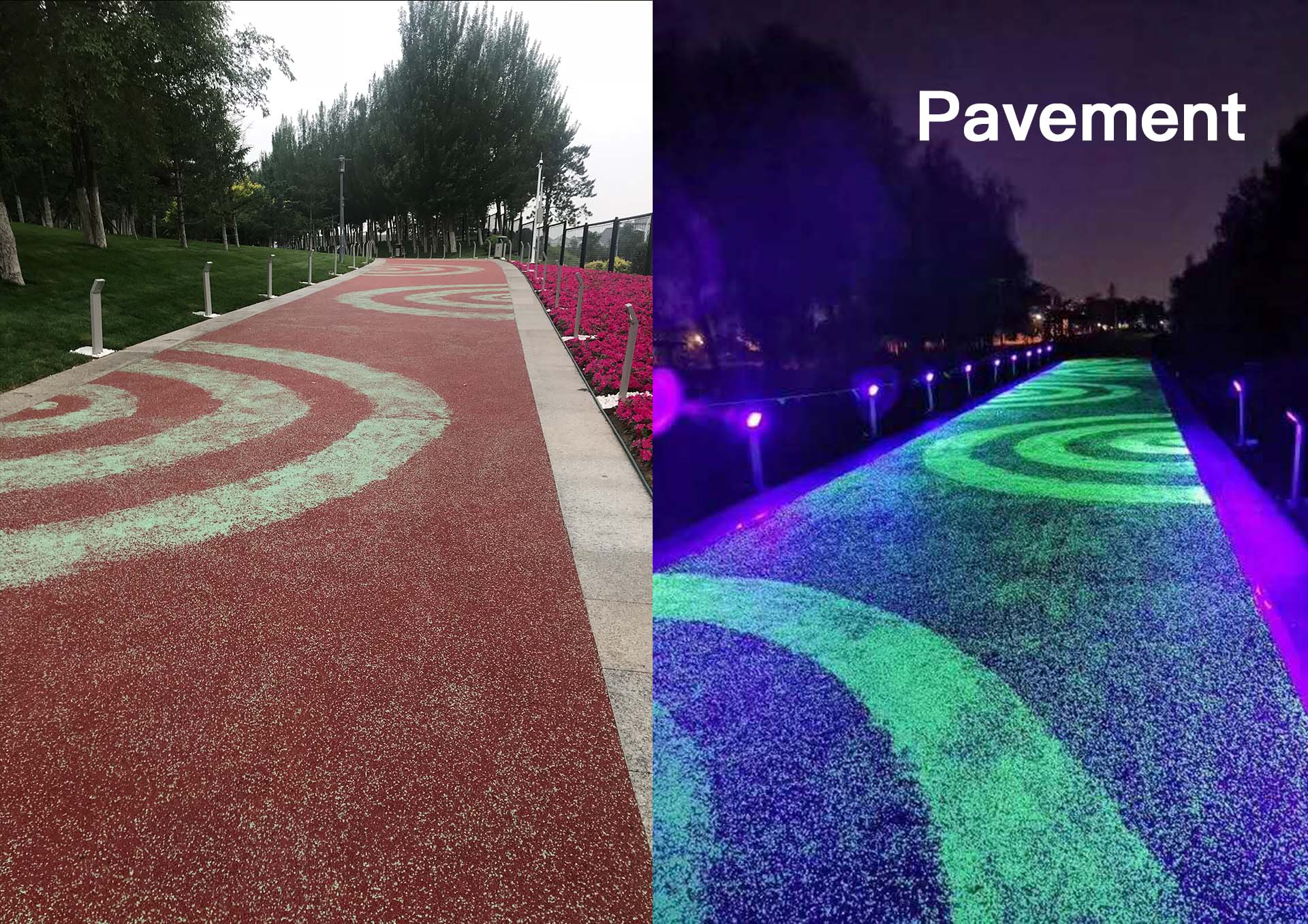 glow pavement