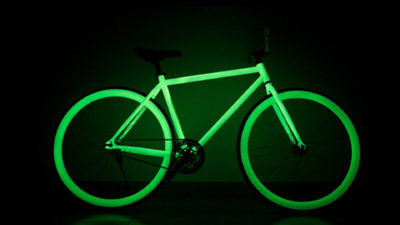 Glow in the dark bike
